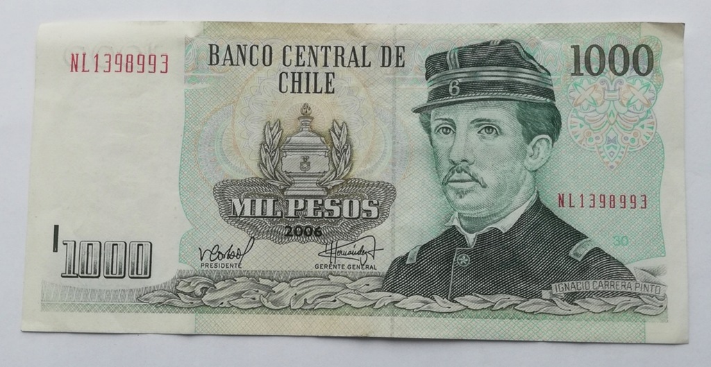 Chile 1000 peso 2006