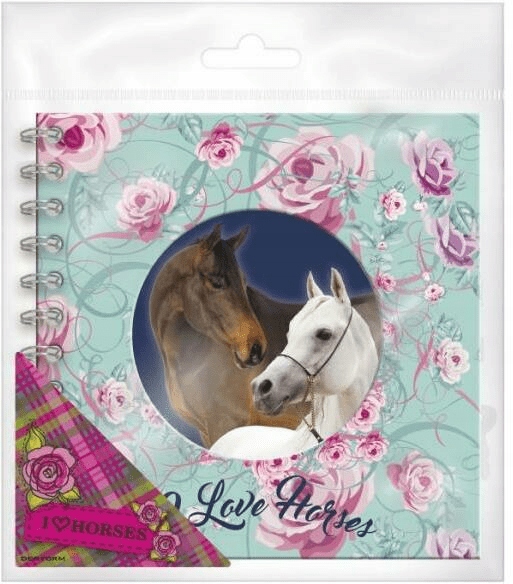 Pamiętnik spiralny B Konie DERFORM