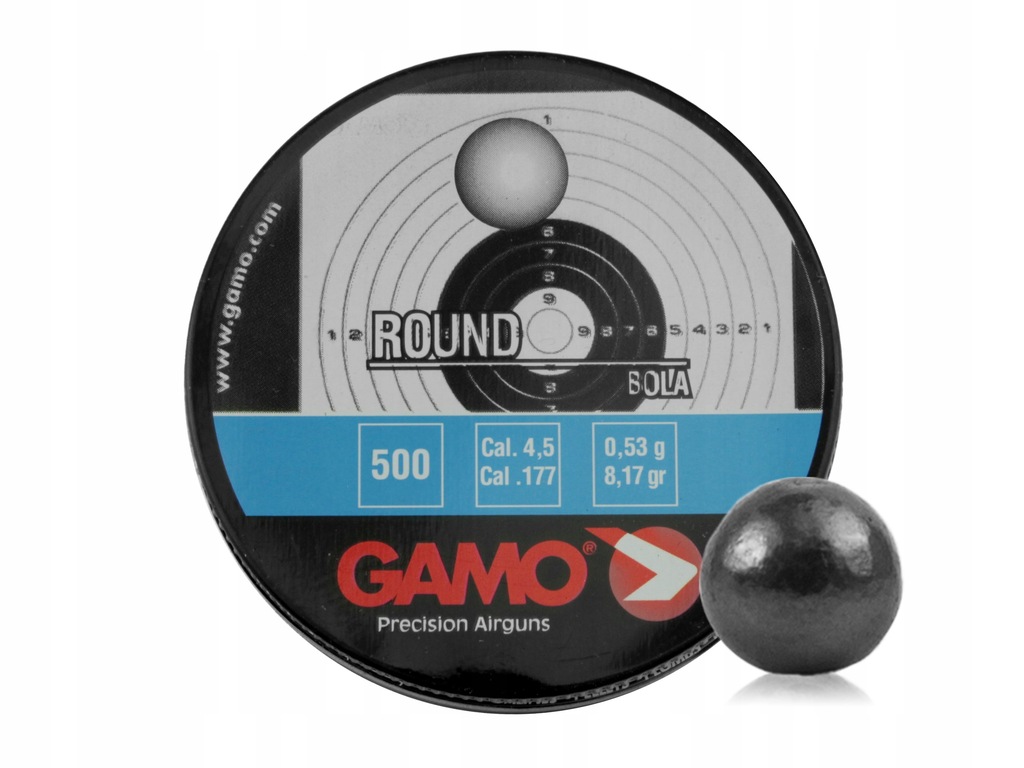 Śrut Gamo kulka Round 4.5 mm op=500 szt.