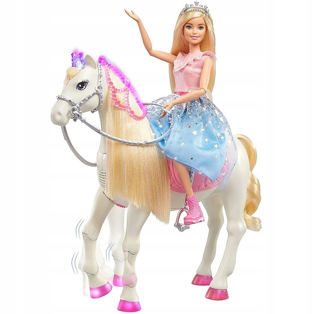 Barbie Przygody księżniczki Koń + Lalka GML79