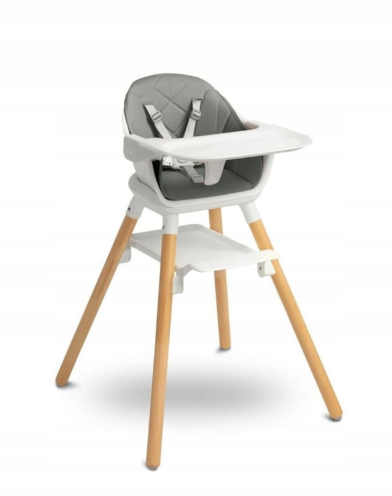 KRZESEŁKO DO KARMIENIA BRAVO SZARE