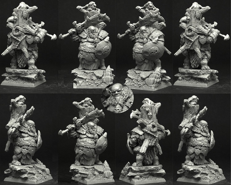 Scibor OGCH0024 figurka Ogre Chief 28mm Wódz Ogrów