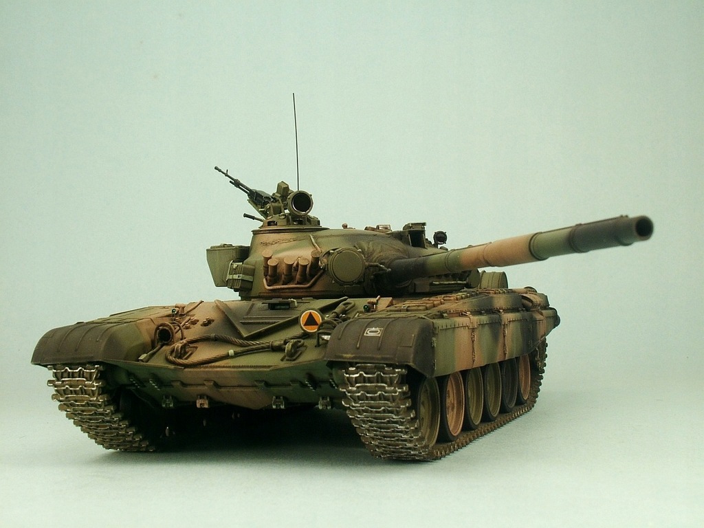 Gotowy sklejony T-72M1 Tamiya, polskie malowanie