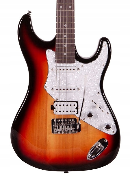 Aria STD 714 3TS Gitara Elektryczna 3Tone Sunburst