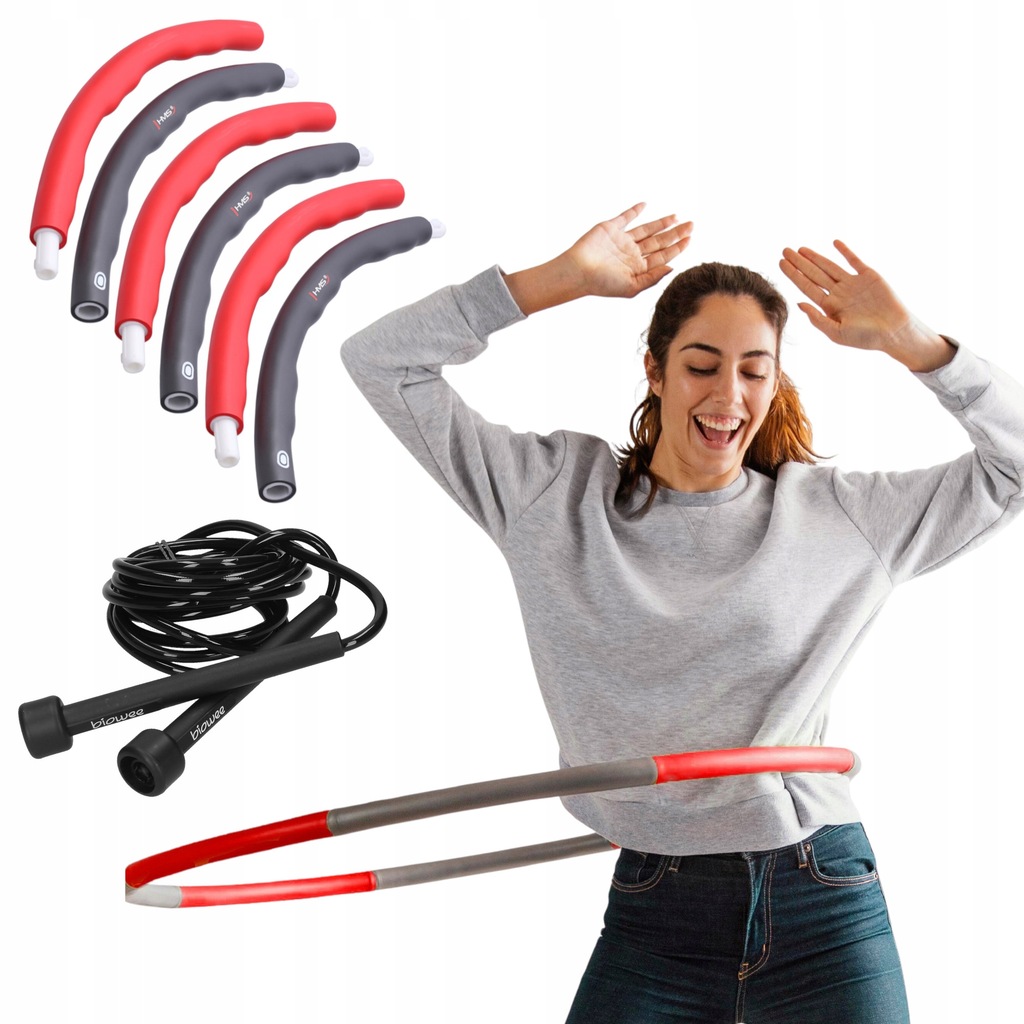 PIANKOWE HULA HOP HOOP Z WYPUSTKAMI FIT ODCHUDZA