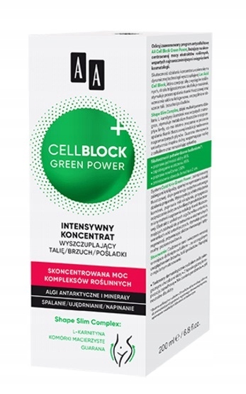 AA Cell Block Green Power Intense Slimming Concent