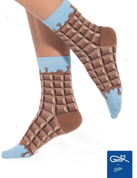 GATTA WEDEL SKARPETKI W TABLICZKI CZEKOLADY 36-38