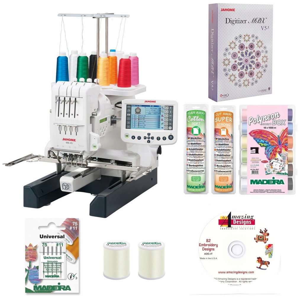 Hafciarka JANOME MB4S + Program Digitizer MBX 5.5 6953008985