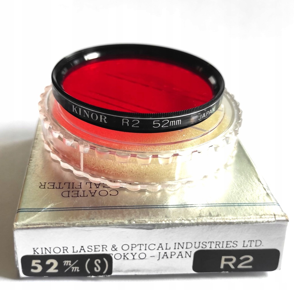 filtr czerwony RED 52mm KIRON Japan R2