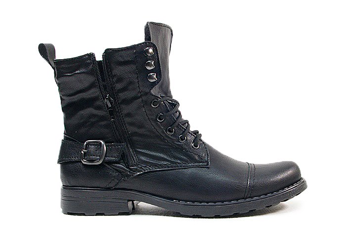 Купить E1A ЧЕРНЫЕ ботинки челси в стиле милитари ПОЛЬСКАЯ кожа 43: отзывы, фото, характеристики в интерне-магазине Aredi.ru