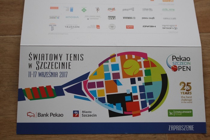 zaproszenie na25 Turniej Tenisowy ATP Pekao Open