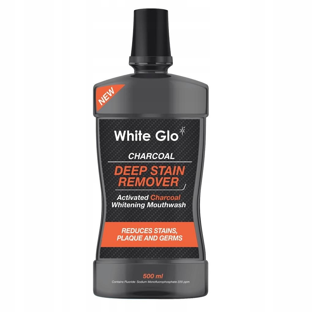 White Glo Charcoal Deep Stain Remover płyn do płuk