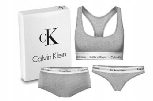 KOMPLET DAMSKI CALVIN KLEIN 3PAK r/M WYPRZEDAŻ !