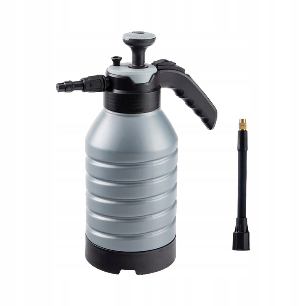 2L Hand Garden Pump Sprayer Pump Mister Pump Pressure Water Grey Metal Rod
