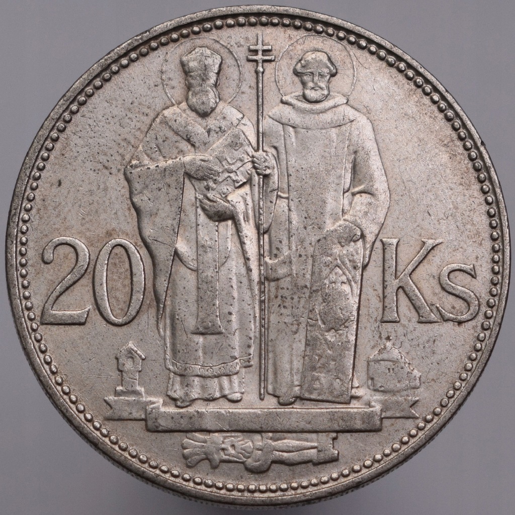 1941 Słowacja Święci Cyryl i Metody - 20 koron