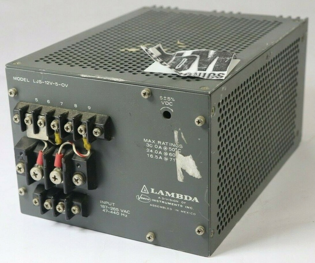 Zasilacz LAMBDA 5V / max 30A, LJS-12V-5-OV, OK