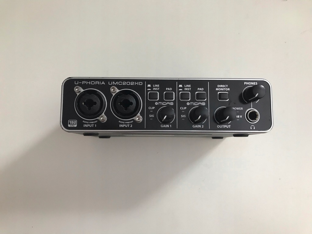 Interfejs audio Behringer U-Phoria UMC202HD