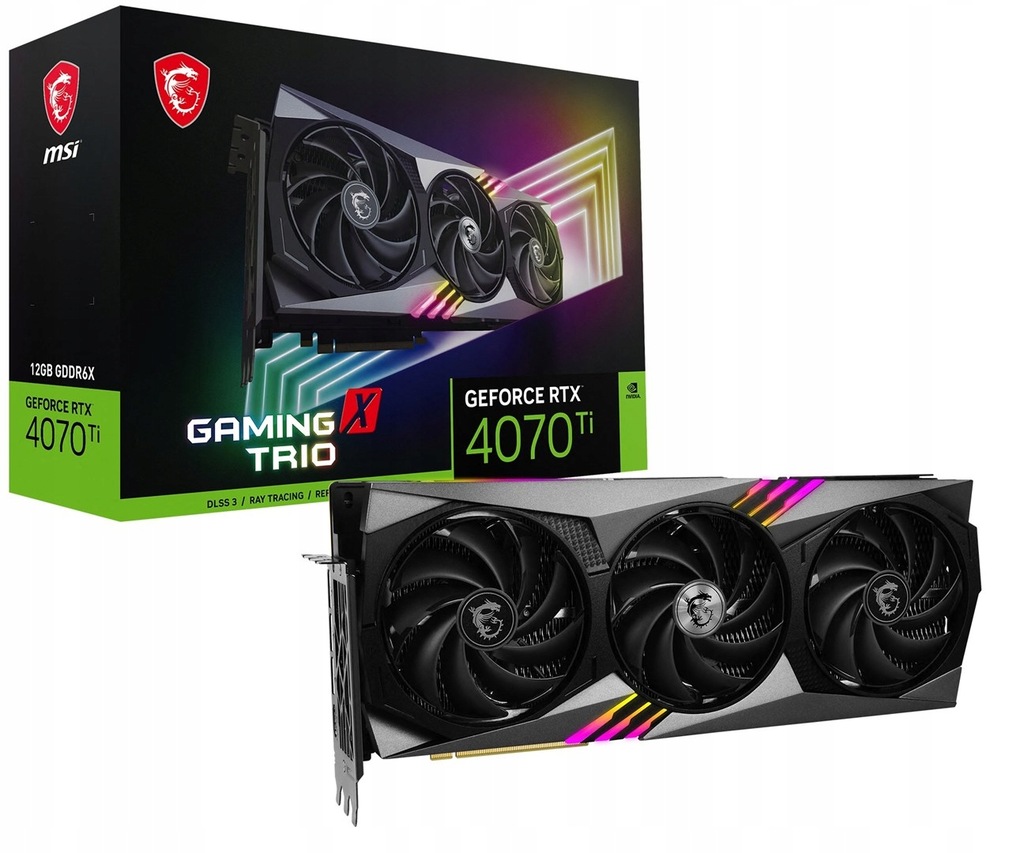 Купить Карта MSI RTX 4070Ti Gaming X TRIO 12 ГБ: отзывы, фото, характеристики в интерне-магазине Aredi.ru