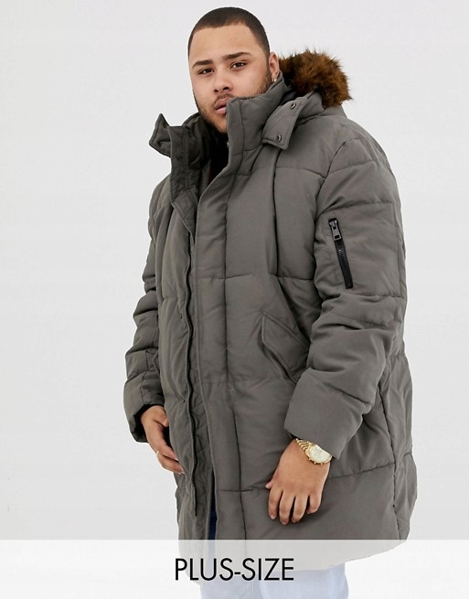 AF-7-7-1 RIVER ISLAND PARKA PIKOWANA 4XL