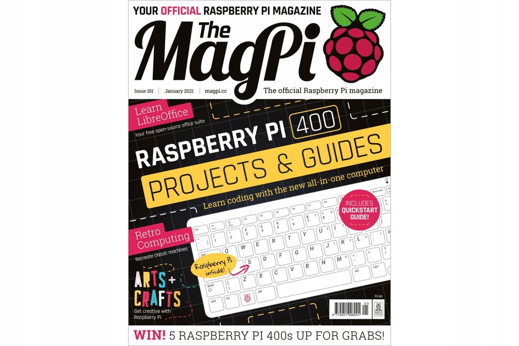 The Magpi #101 - RPi400 Projects and Guides