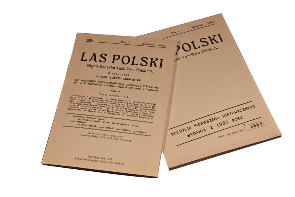 Reprint pierwszego wydania „Las Polski” z 1921 r.