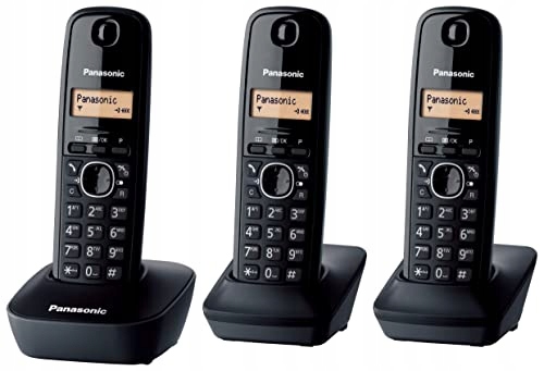 TELEFON PANASONIC KX-TG1613 BEZPRZEWODOWY 3 SZT