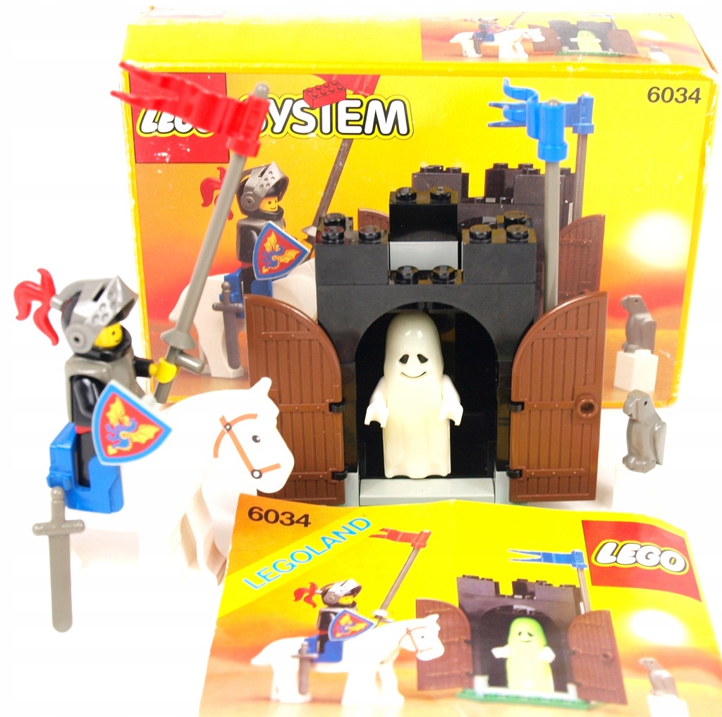 LEGO Lata 90 System 6034 Castle Duch Legoland OLD