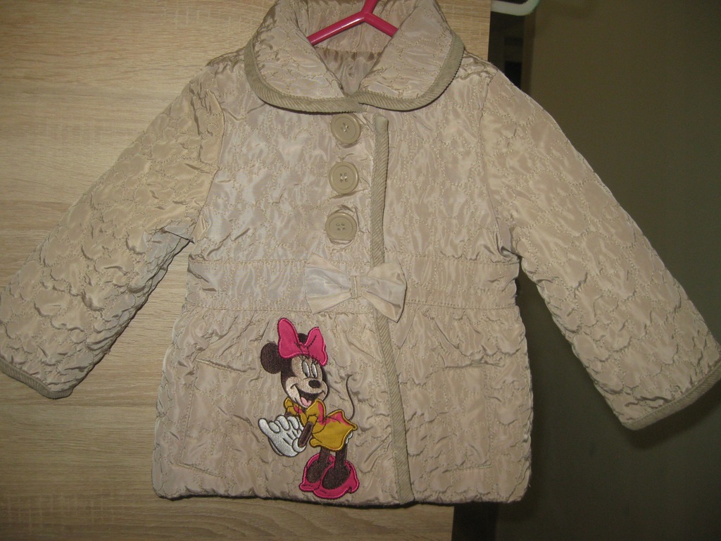 Disney Minnie kurteczka 80 cm 9-12 ms jak nowa