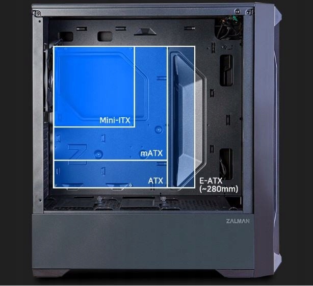 Zalman Obudowa Z8 MS ATX Mid Tower ARGB fan x3 - 12619778125 ...