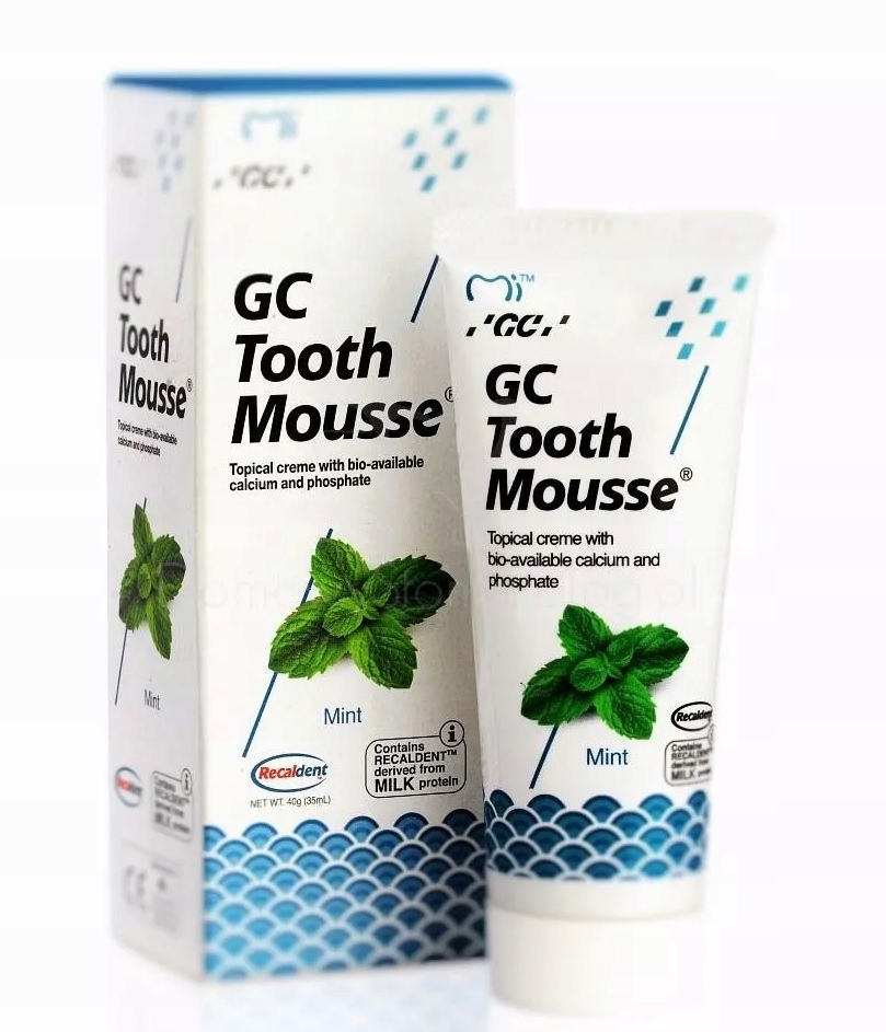 GC TOOTH MOUSSE płynne szkliwo bez fluoru MINT