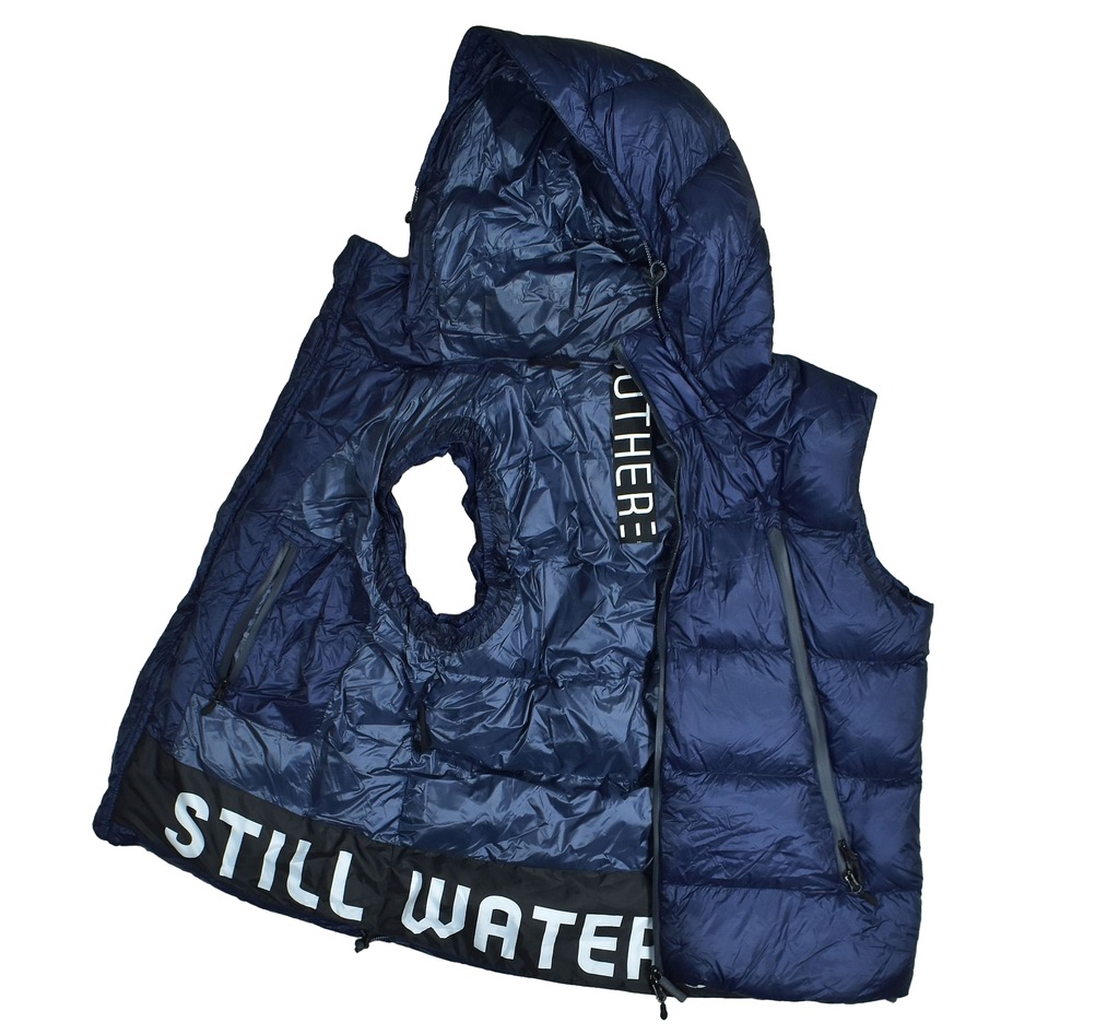 OUTHERE Męska Puchowa Kamizelka Ocieplana L