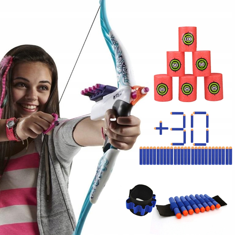 NERF REBELLE HEARTBREAKER BOW ŁUK MEGA PACK