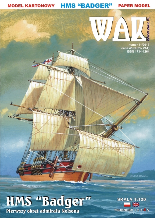 HMS Badger (WAK 11/2017) 1:100