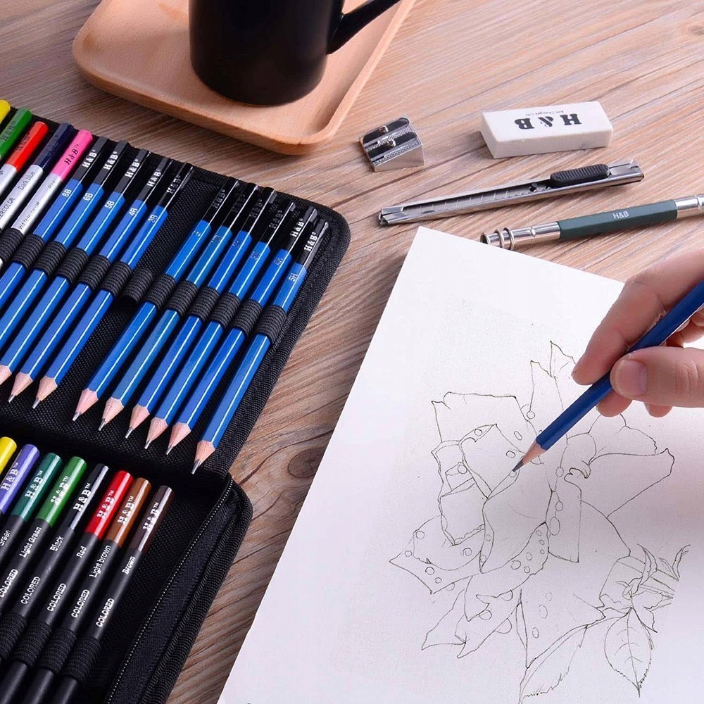 Купить ПРОФЕССИОНАЛЬНЫЕ КАРАНДАШИ НАБОР МЕЛКОВ 145 шт.: отзывы, фото и ...