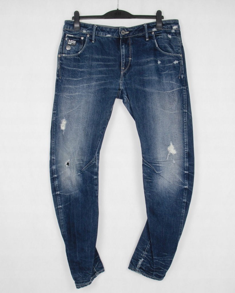 G-STAR ARC 3D SLIM KRĘCONE JEANSY W38 L34