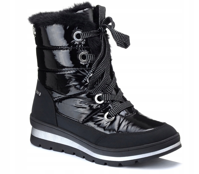 Czarne śniegowce CAPRICE 9-26207-25 Black 37.5