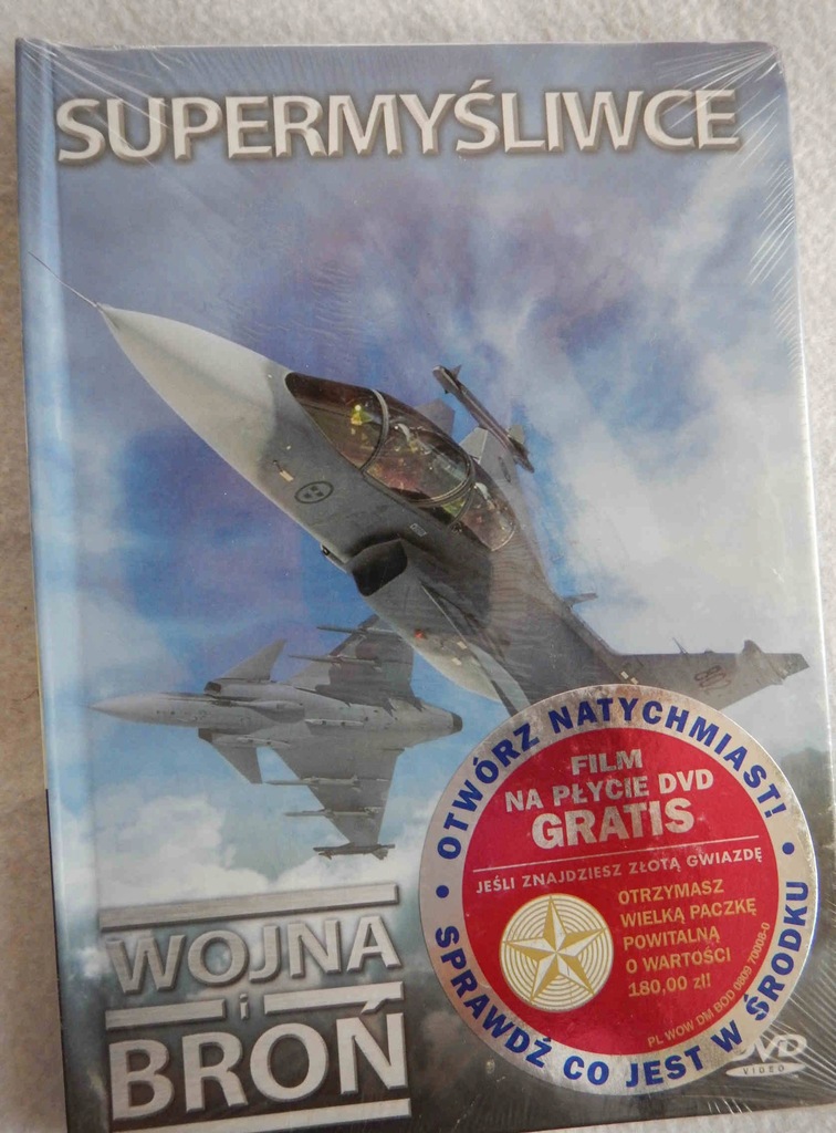 WOJNA BROŃ - Supermyśliwce - DVD Nowe