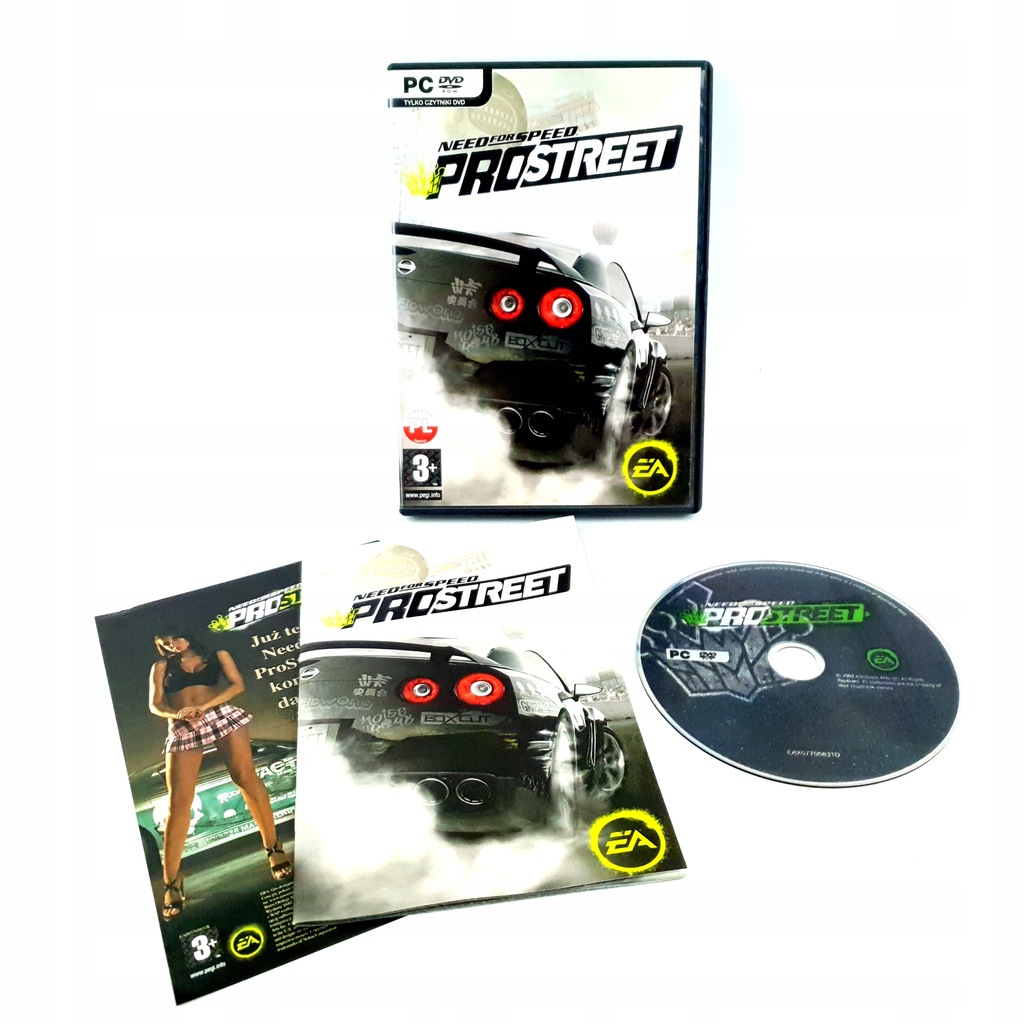 Купить NEED FOR SPEED PRO STREET PROSTREET NFS PC PL: отзывы, фото и ...