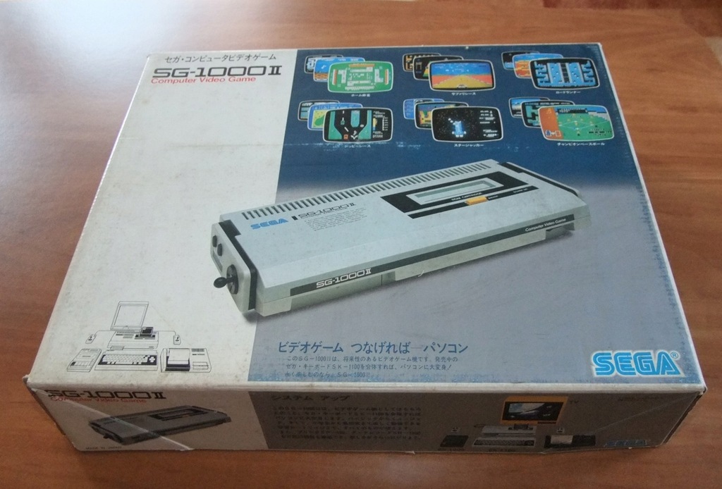 SEGA SG-1000 MARK II / komplet w pudełku z grą