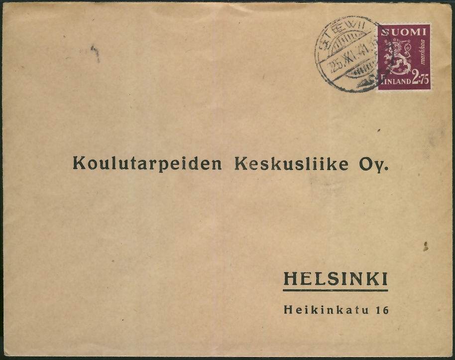 Finlandia 1941 r / Stewi - Helsinki