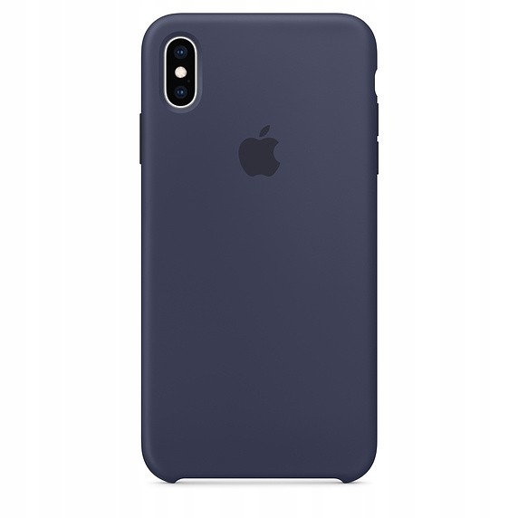 Apple Etui silikonowe iPhone XS Max - nocny błękit