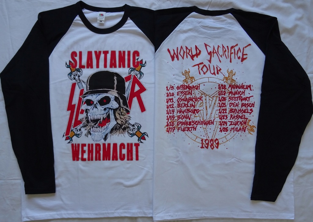 Slayer Slaytanic Wehrmacht World Sacrifice Tour 89