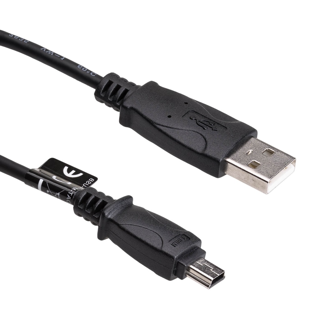 Kabel przewód USB - miniUSB mini USB 1.0m 5pin - 6831890919 - oficjalne ...