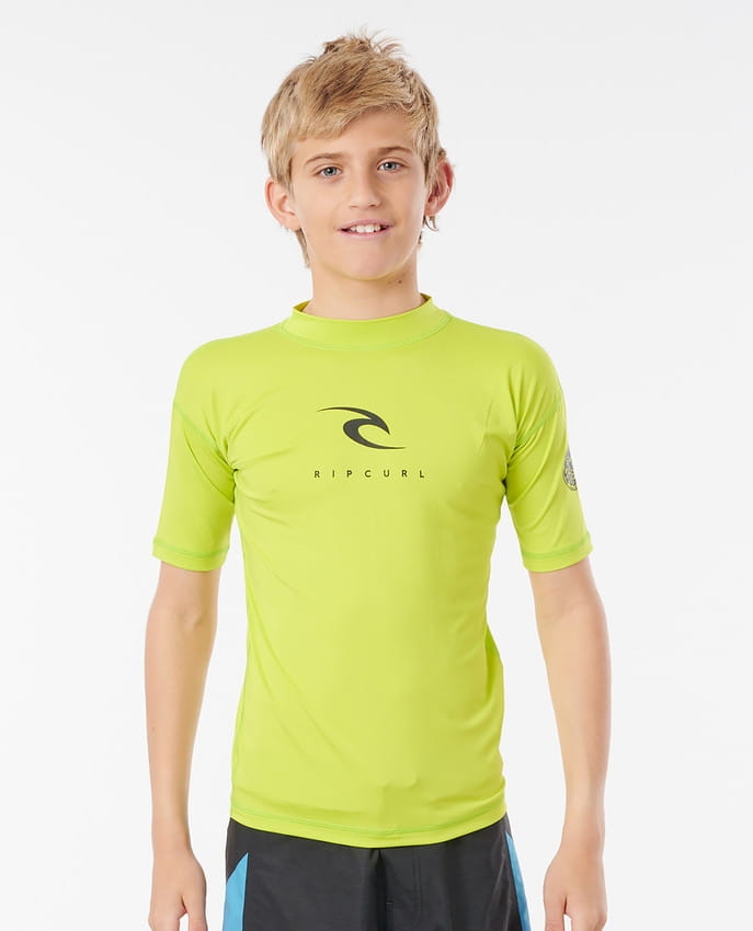 Lycra Rip Curl 2022 Corp Jr SS Lime - 152