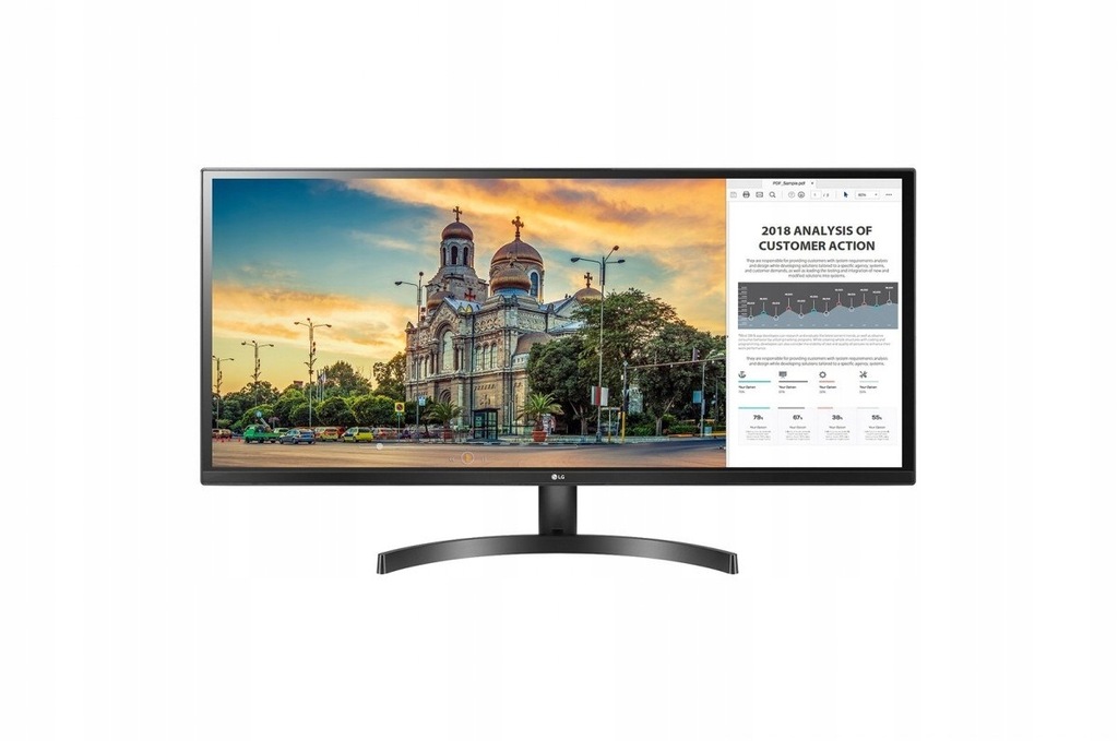 34" 34WK500-P 21:9 FullHD IPS