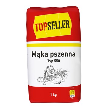 Topseller Mąka Pszenna Typ 550 1 Kg