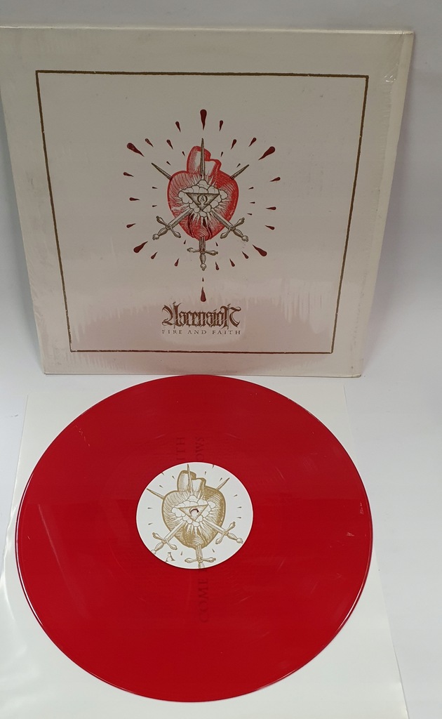 EX+ ASCENSION Fire And Faith. Red Vinyl [45]