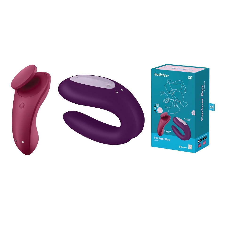 Satisfyer Partner Box 1 zestaw Sexy Secret Panty Vibrator + Double Joy Part