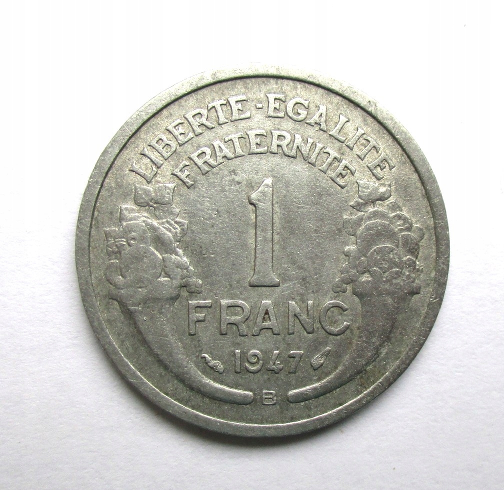 1 Frank 1947 r. B. Francja