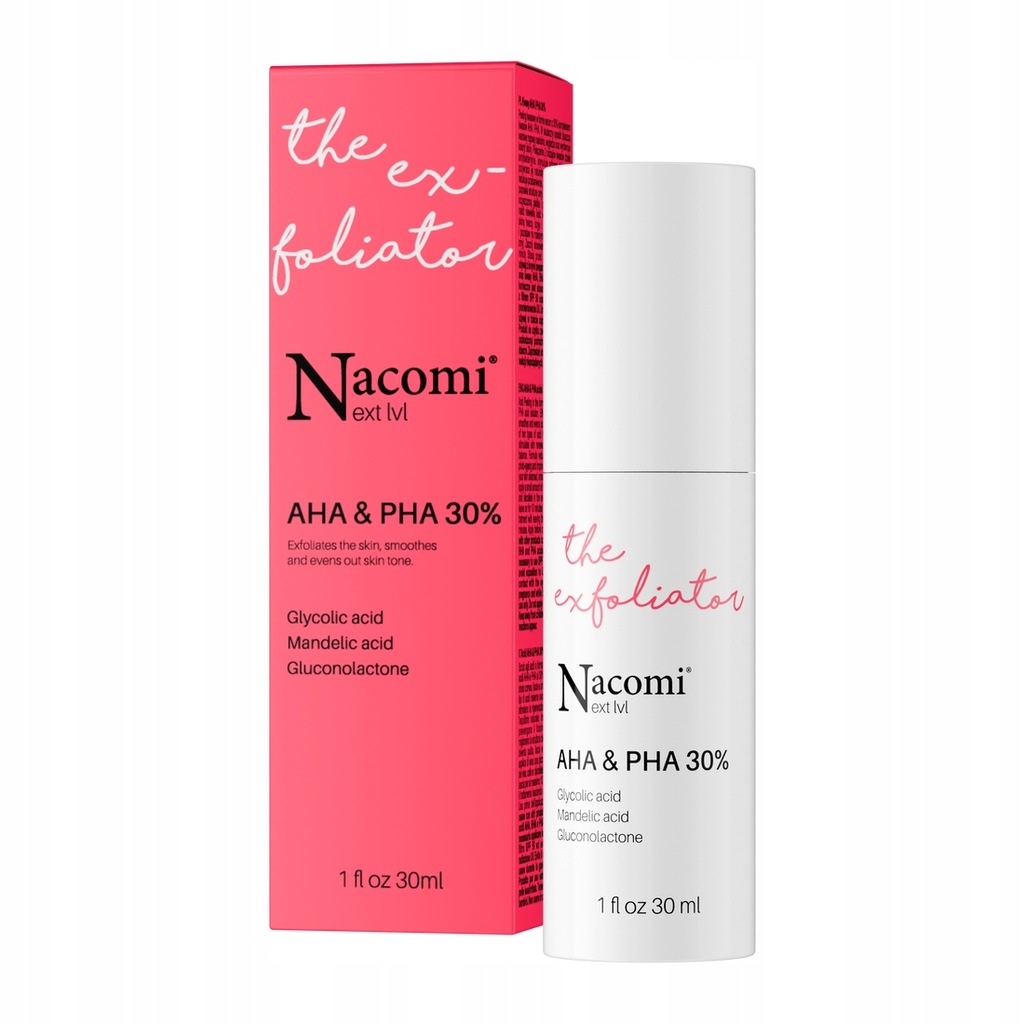 Nacomi Next Lvl Peeling Kwasowy AHA i PHA 30% 30ml